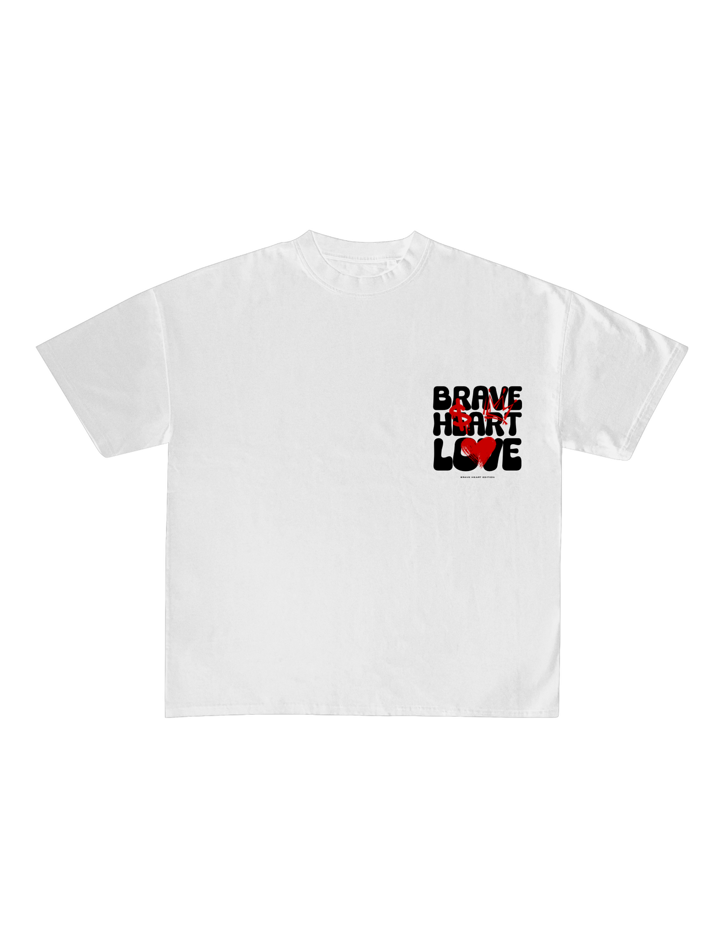 Brave Heart Love Heavyweight T-Shirt