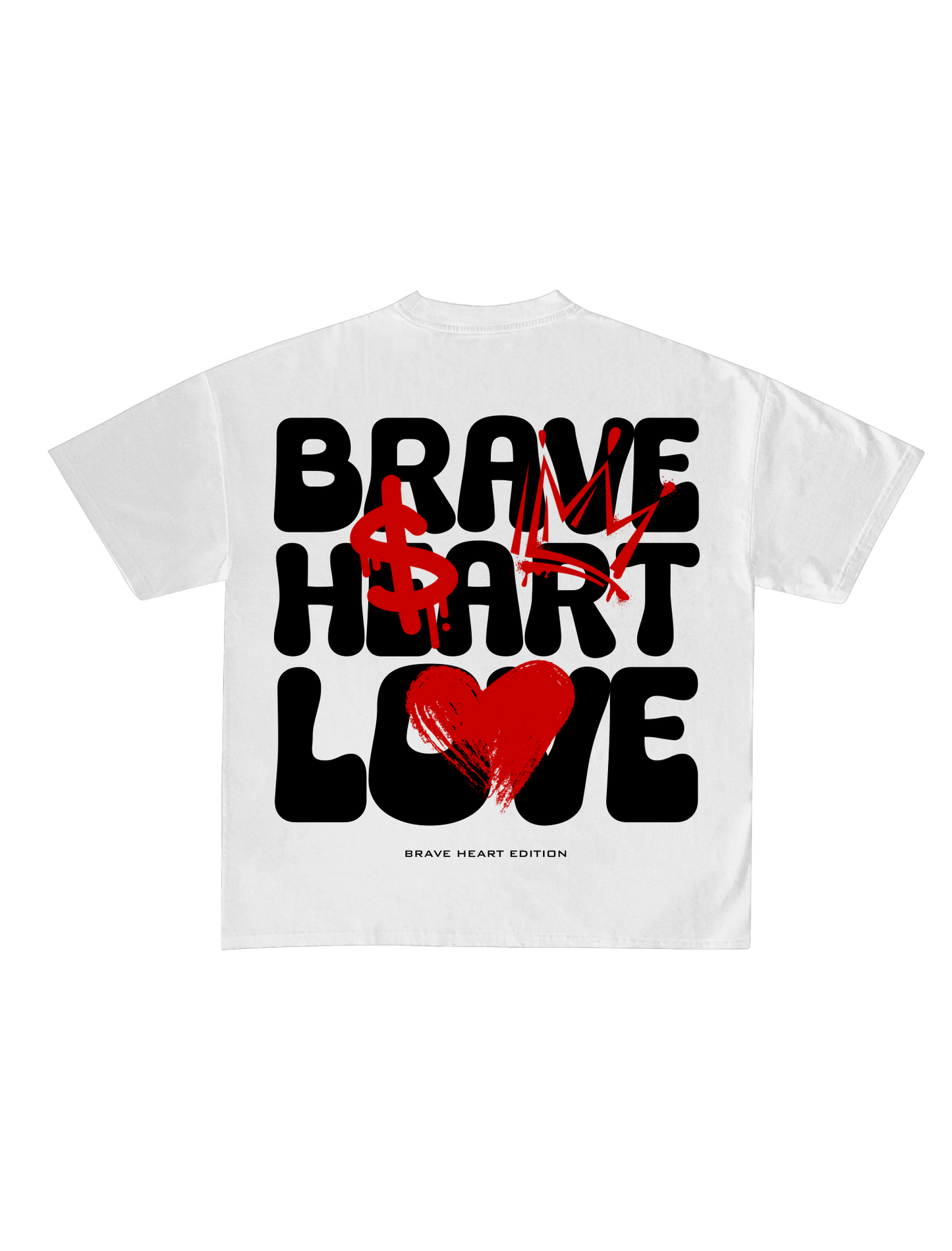 Brave Heart Love Heavyweight T-Shirt