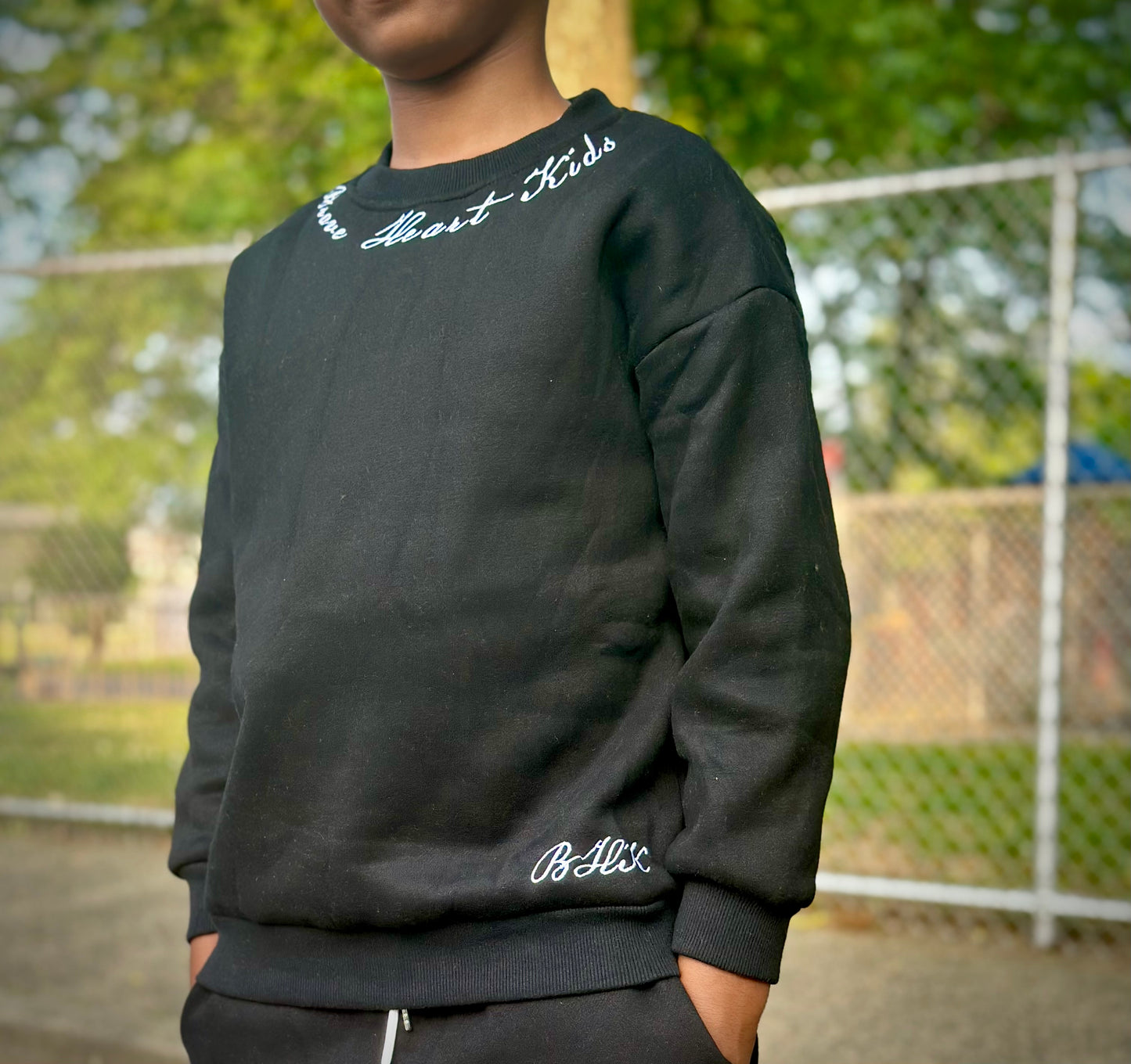 Kids Embroidery Sweatshirt