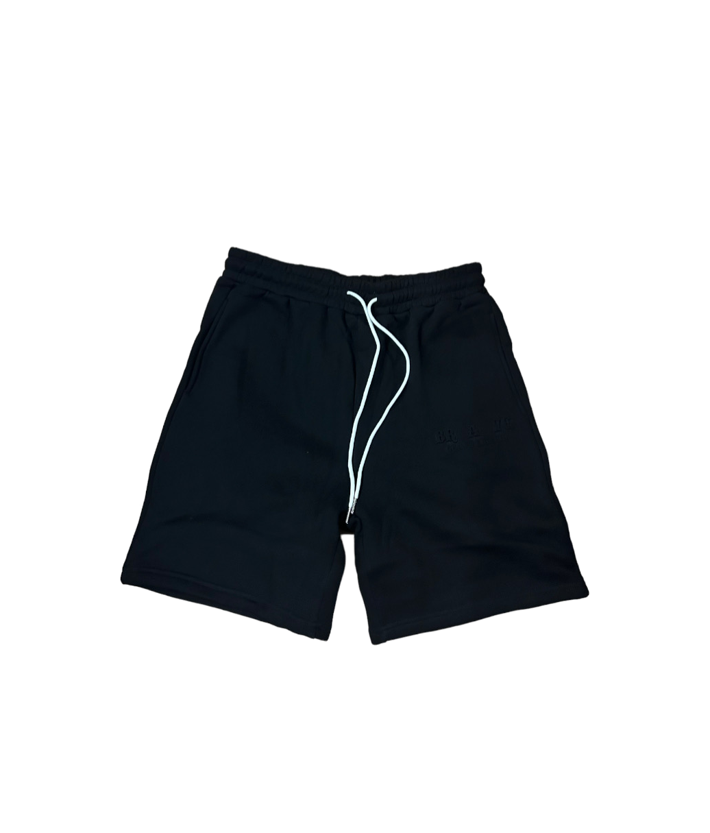 Embossed Brave Heart Sweat Shorts