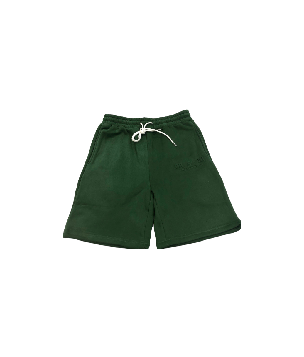 Embossed Brave Heart Sweat Shorts
