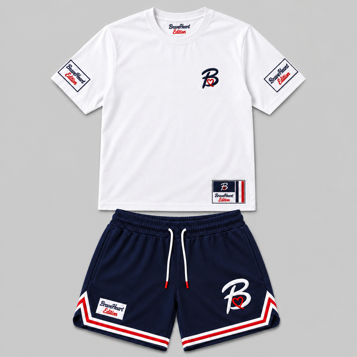 B-LOVE T-Shirt & Shorts Set