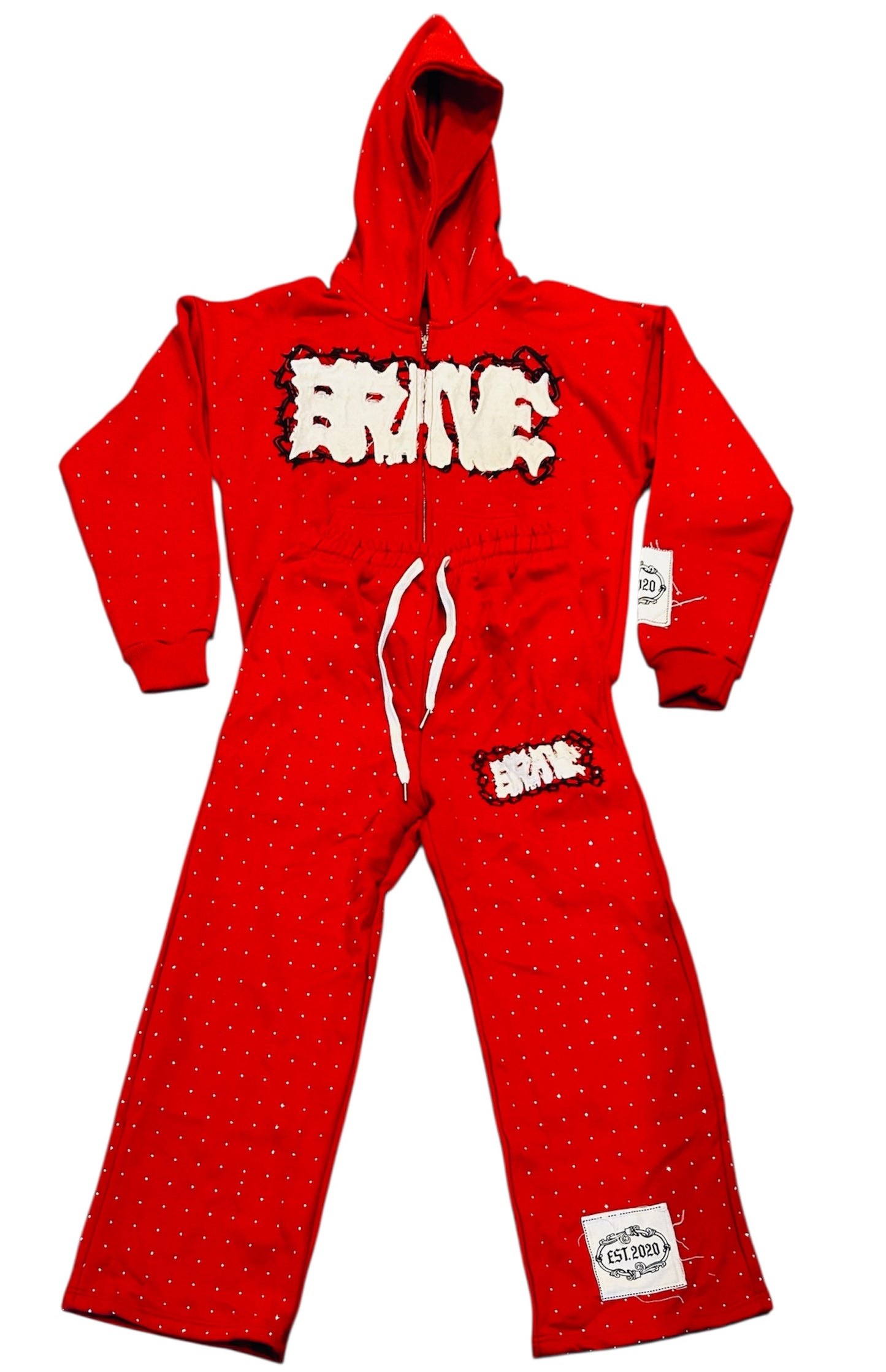 Brave Rhinestone Sweatsuit
